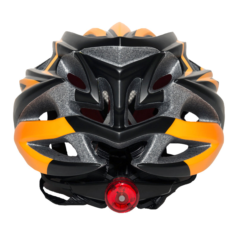 Load image into Gallery viewer, Cycling Helmet Matt Black/Orange - Cooper Leisurewear
