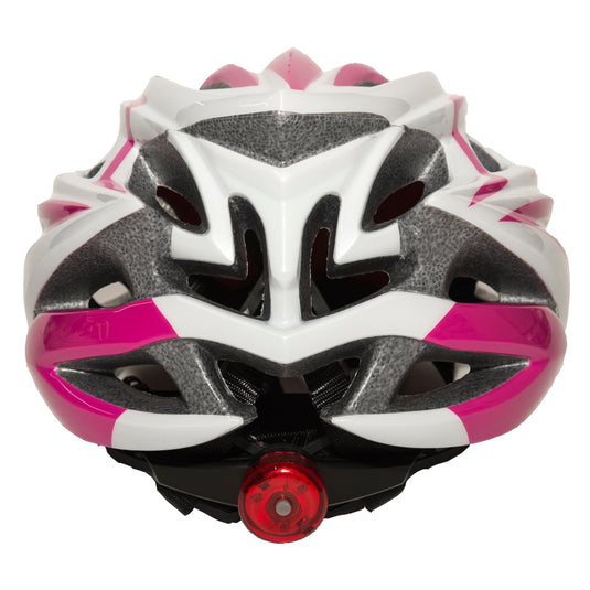 Cycling Helmet Pink/White - Cooper Leisurewear