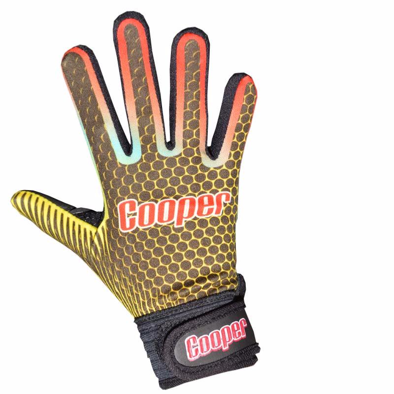 Load image into Gallery viewer, Cooper Kids Football Gloves - Orange Tint - Cooper Leisurewear
