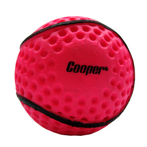 Cooper Dimpled Wall Ball Pink/Orange/Yellow Sliotar - Cooper Leisurewear