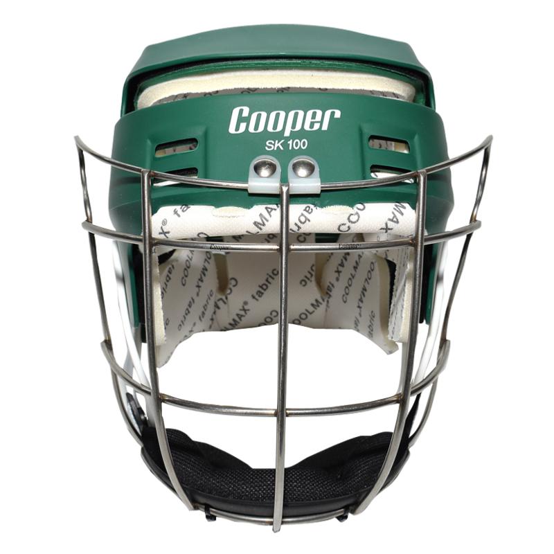 Load image into Gallery viewer, Junior SK100 Green Hurling Helmet - Cooper Leisurewear
