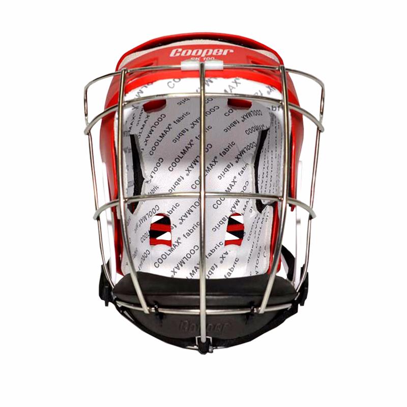 Load image into Gallery viewer, Junior SK100 Red Hurling Helmet - Cooper Leisurewear
