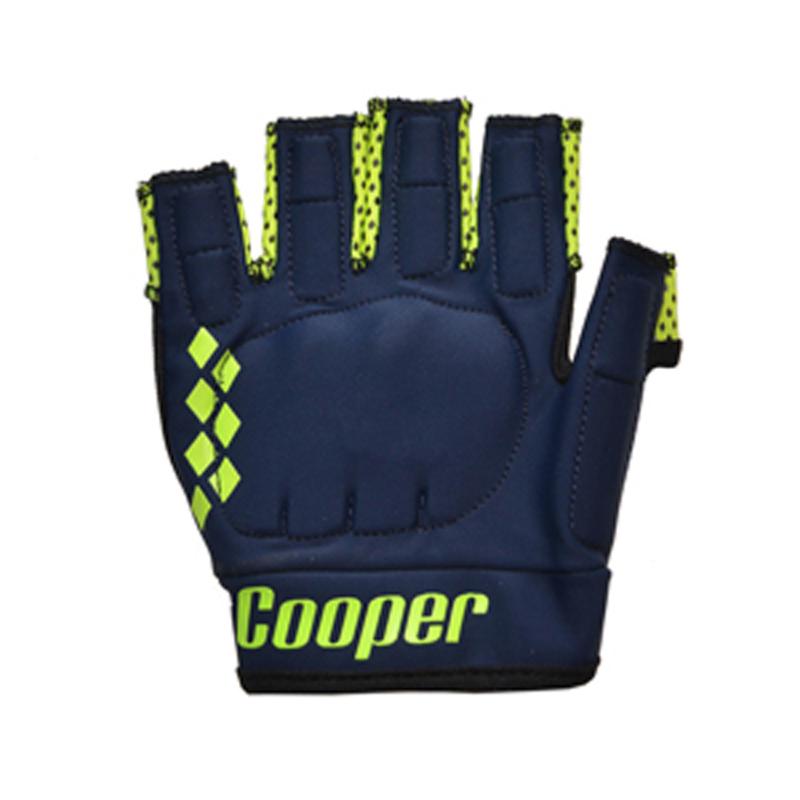 Load image into Gallery viewer, Kids Hurling Gloves Navy &amp; Yellow - Left Hand - Cooper Leisurewear
