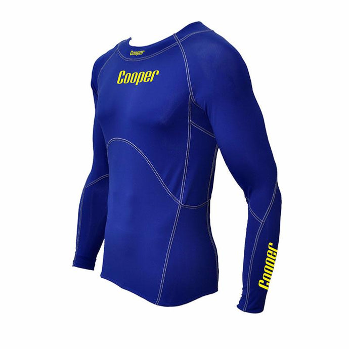 Snake Skins Adult - Long Sleeved Navy/Yellow - Cooper Leisurewear