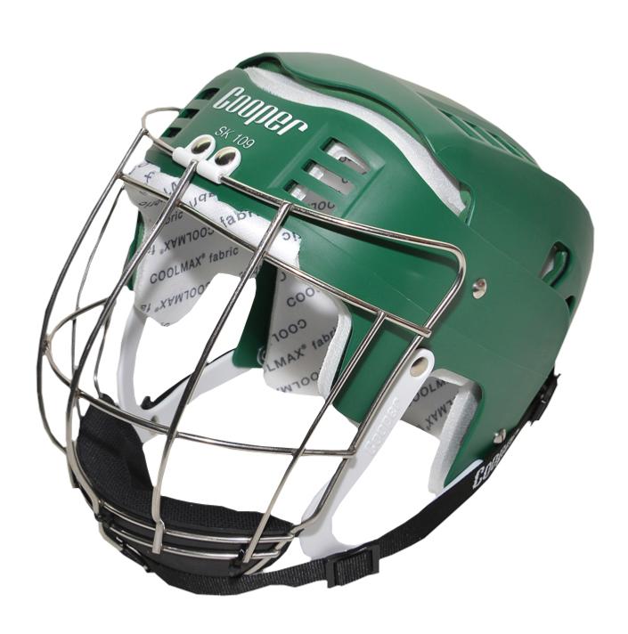 Load image into Gallery viewer, Senior SK109 Green Hurling Helmet - Cooper Leisurewear
