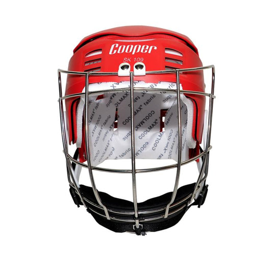 Senior SK109 Red Hurling Helmet - Cooper Leisurewear