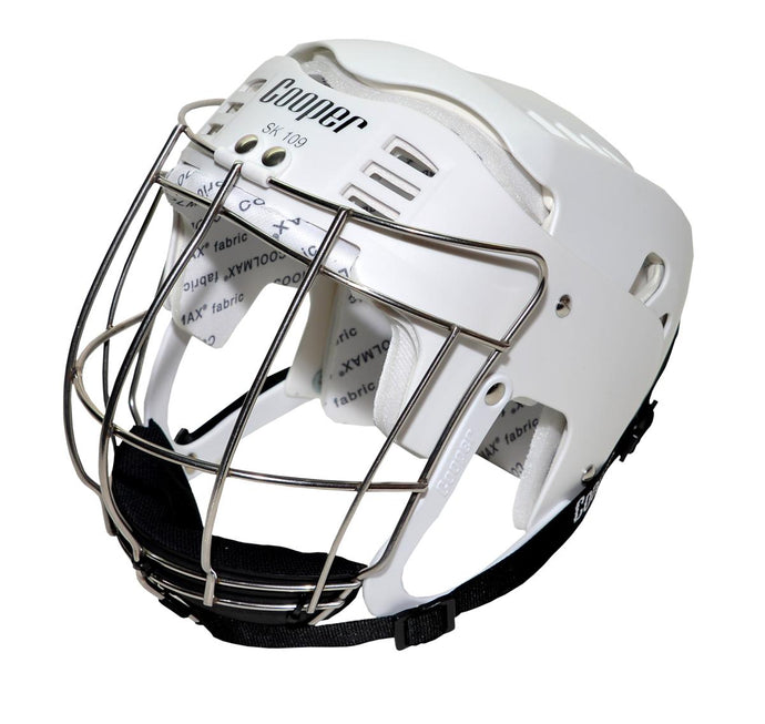 Senior SK109 White Hurling Helmet - Cooper Leisurewear