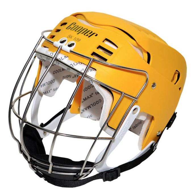 Senior SK109 Yellow Hurling Helmet - Cooper Leisurewear