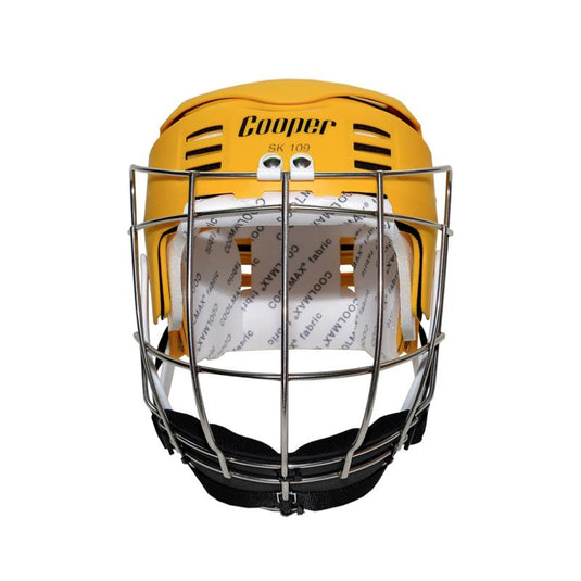 Senior SK109 Yellow Hurling Helmet - Cooper Leisurewear