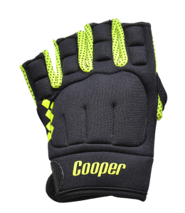 Hurling Gloves Black/Neon Green Kids L/H 