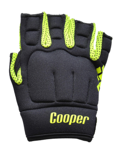 Hurling Gloves Black/Neon Green Kids R/H 